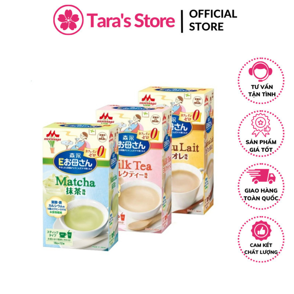 Sữa Bầu Morinaga Nhật Bản 12 Gói X 18G  Bổ Sung Các Chất Dinh Dưỡng Giúp Thai Nhi Phát Triển Khỏe Mạnh