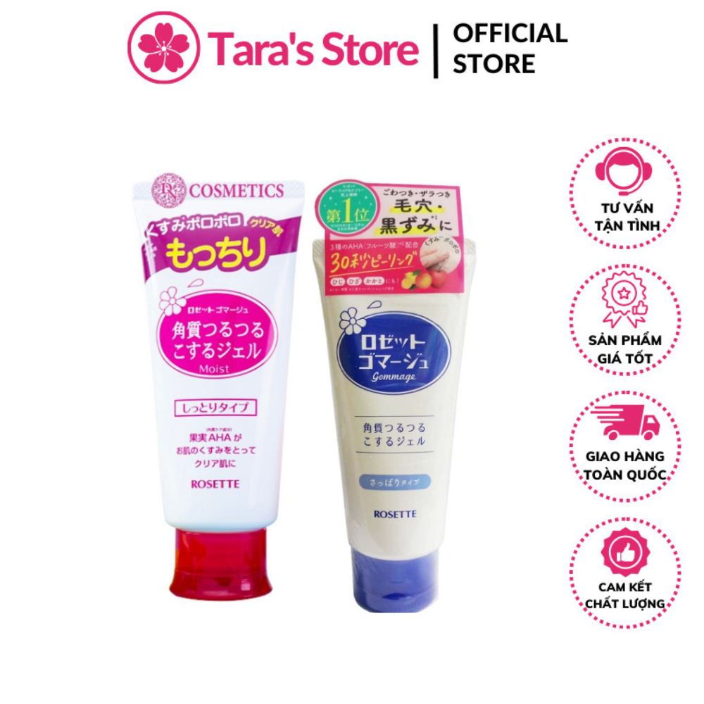 Gel Tẩy Tế Bào Chết, Tẩy Da Chết Rosette Peeling Gel Nhật Bản  Giúp Làm Sạch Da Hiệu Quả