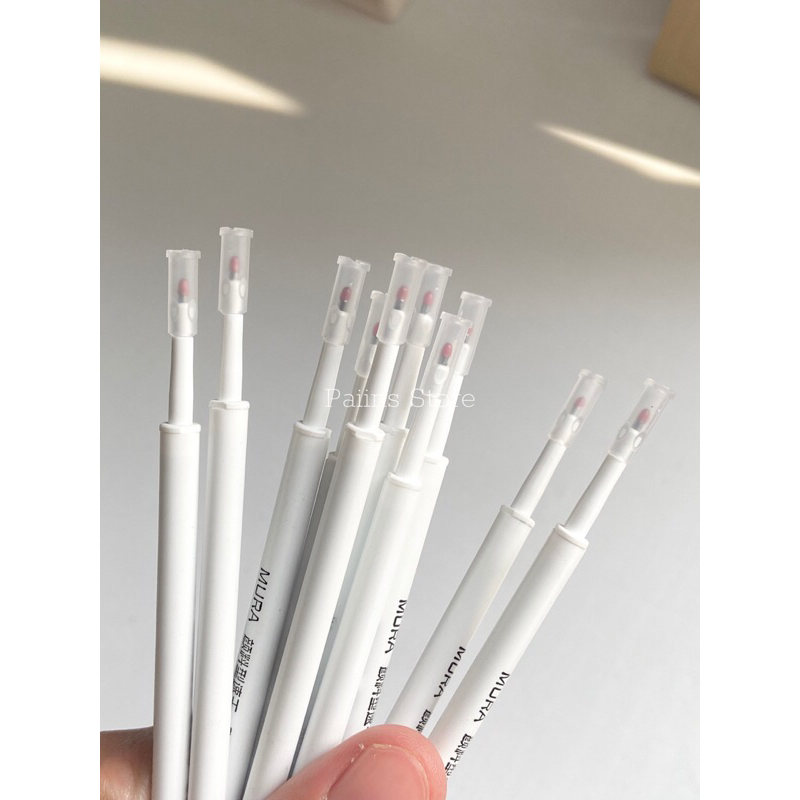 Ngòi bút Mura 0.5mm chính hãng, ruột bút gel thay thế mực đen