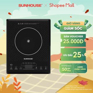 Bếp hồng ngoại cơ Sunhouse SHD6011 | Công suất 2000W | Bảo hành chính hãng 12 tháng | Phím bấm điện tử | 5 chế độ nấu