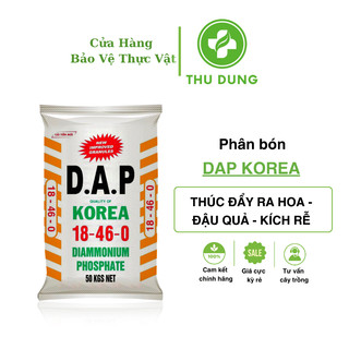 Phân bón DAP KOREA hạt đen 1KG giúp cây trồng phát triển nhanh, nở bụi, mập cây, hạ phèn
