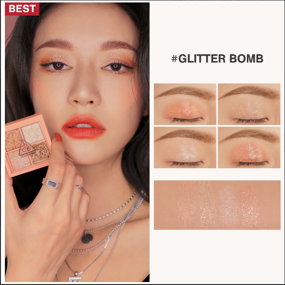 Bảng Phấn Mắt Mini 4 ô 3CE Multi Eye Color Palette