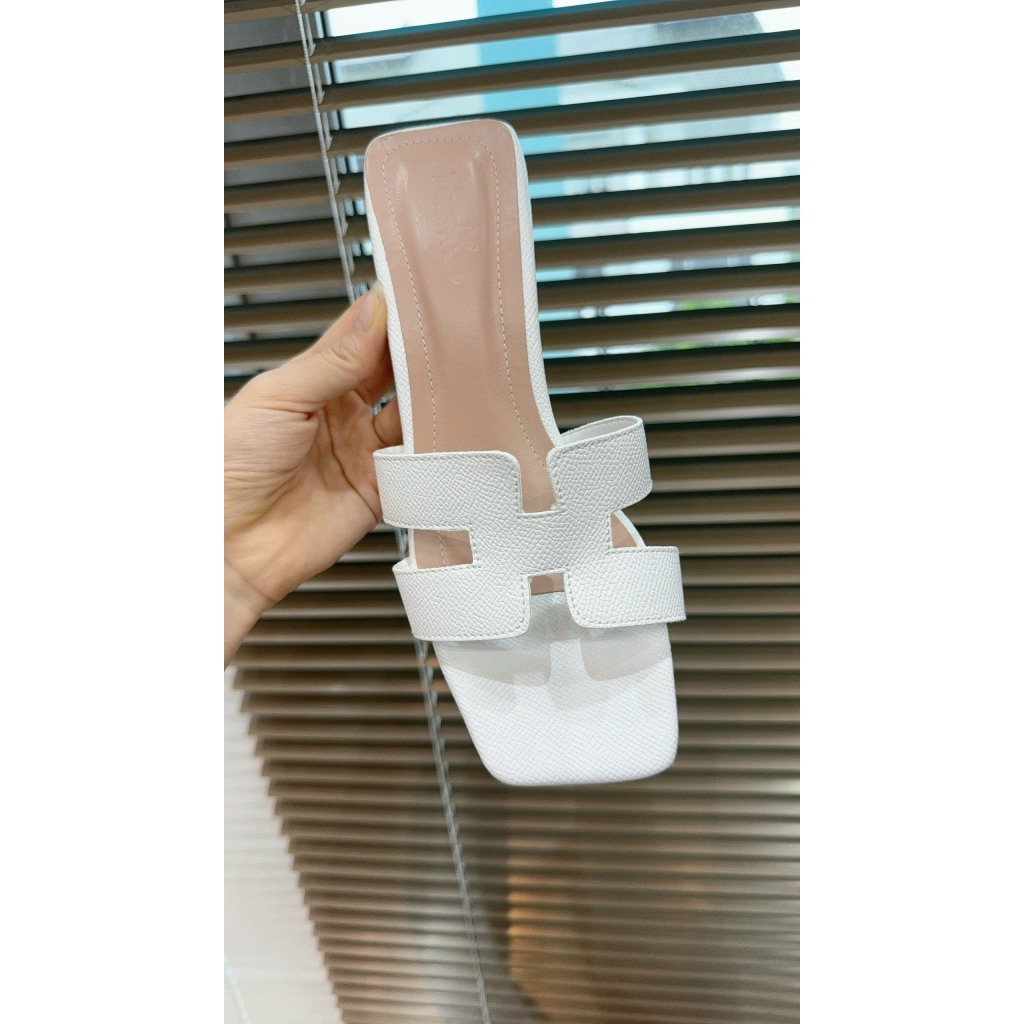 Dép Cao Gót Nữ Cao 4 Cm Thiết Kế Chữ H Tinh Tế Sang Chảnh Giày Bánh Bèo Mã DépH