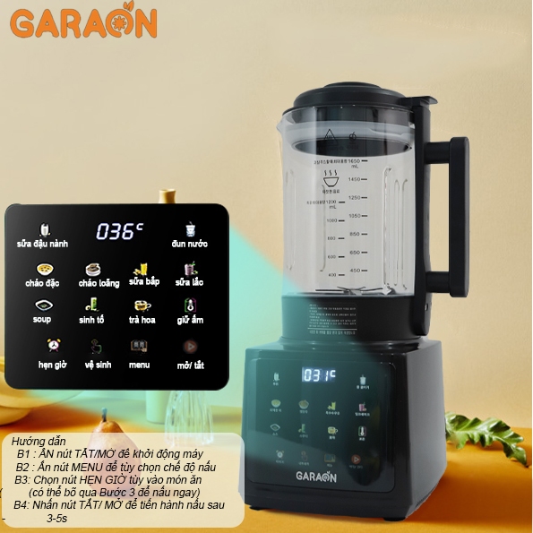 MÁY LÀM SỮA CAO CẤP HẠT HÀN QUỐC 1.8l GARAON LS-366