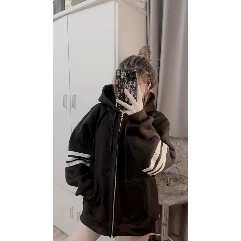 Áo khoác thome cún lưng siêu to mũ 2 lớp