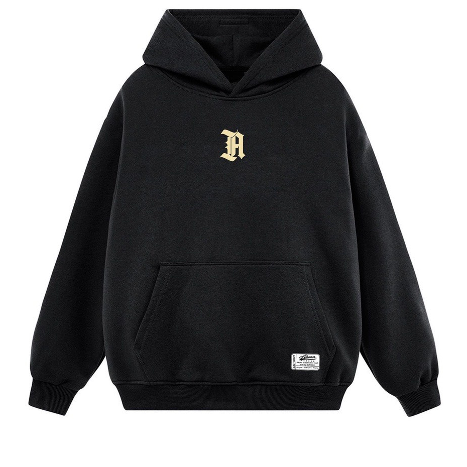 Áo Hoodie Athanor Mũ Trùm 2 Lớp Form Rộng Unisex Nỉ Bông Dày Dặn
