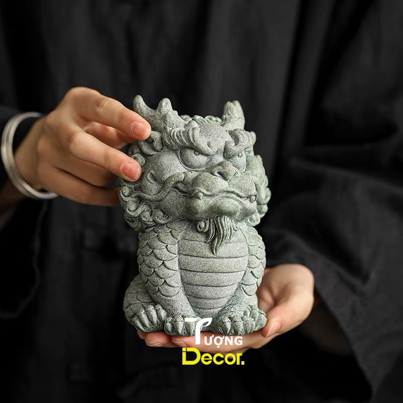 Tượng Kỳ lân đá sa thạch