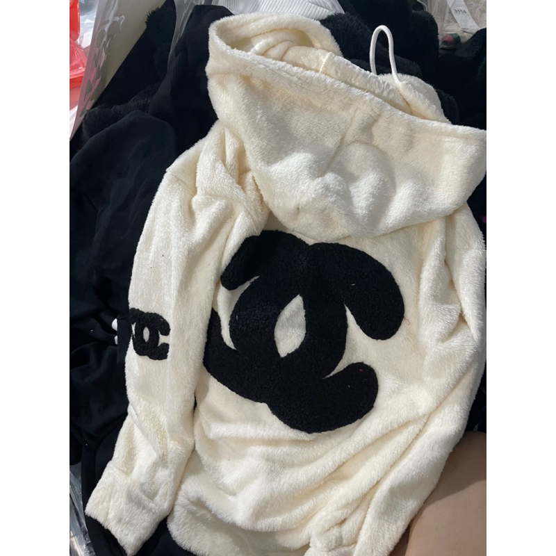 Áo khoác lông thêu x bự ảnh thật