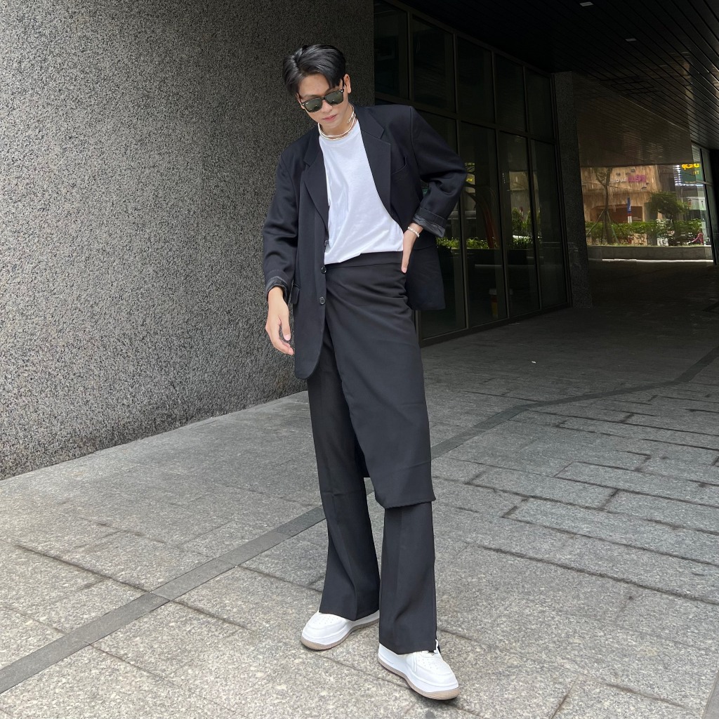 Quần Tây Hàng Thiết kế Nam Nữ Kèm Đai Rời Siêu Hot