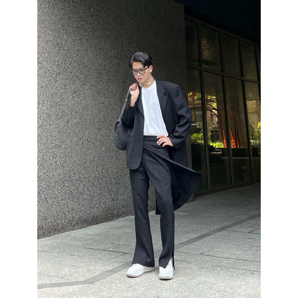 Quần Tây Hàng Thiết kế Nam Nữ Kèm Đai Rời Siêu Hot