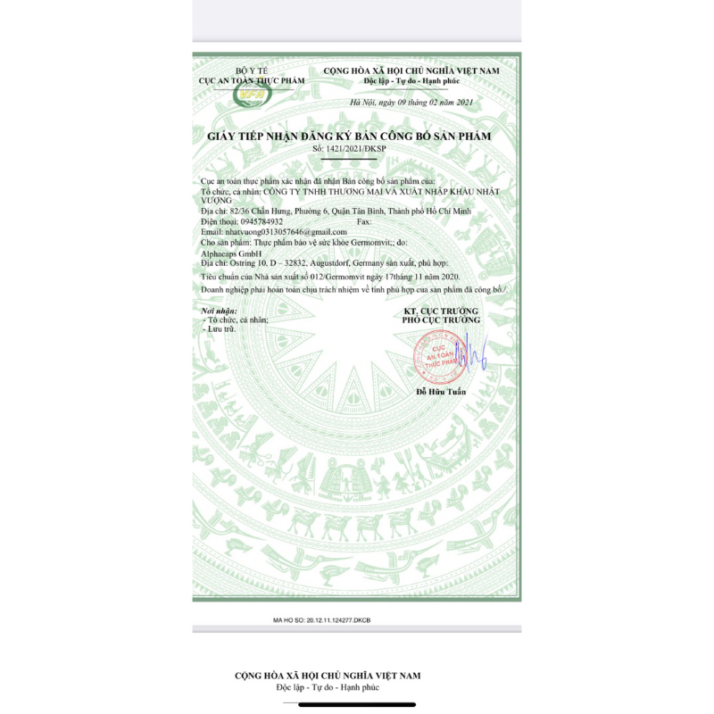 Germomvit bổ bầu