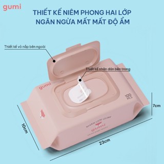 THÙNG 10 GÓI KHĂN ƯỚT - Không cồn - Không parabens