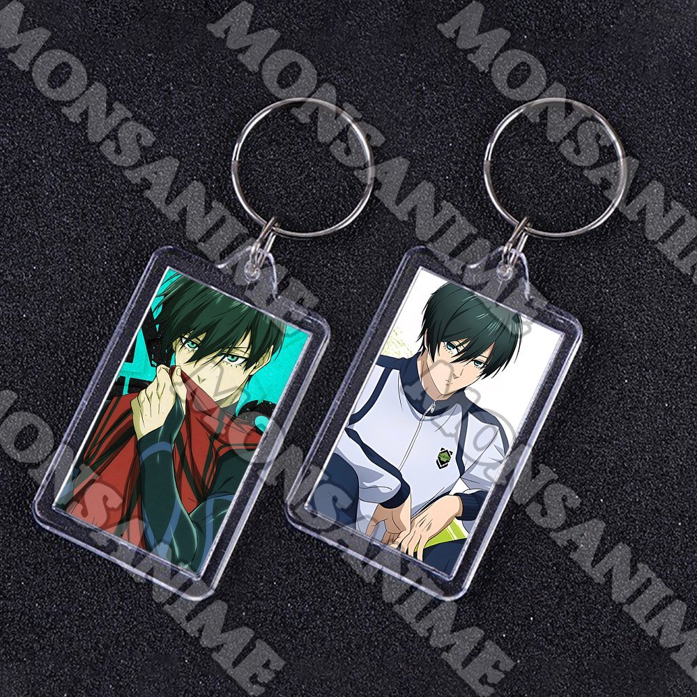 Móc khóa mica IN HÌNH BLUE LOCK ver BIỂU CẢM anime chibi xinh xắn tiện lợi dễ thương