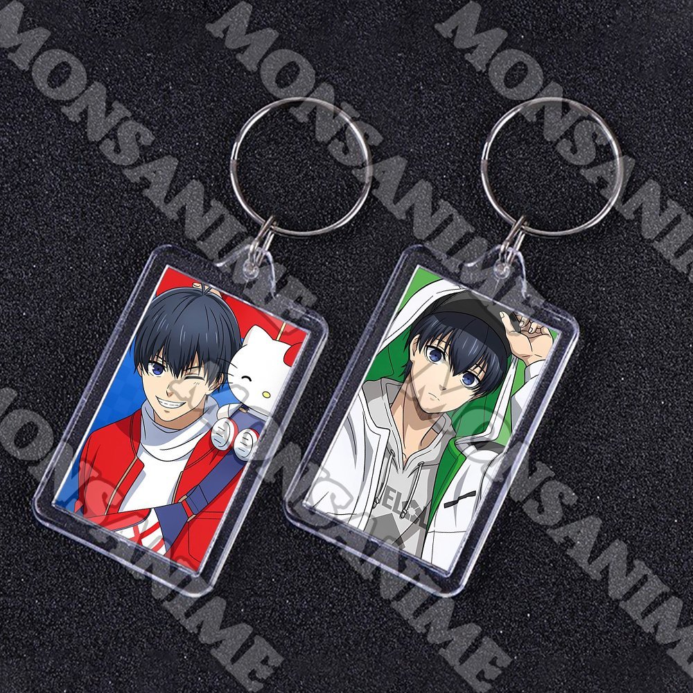 Móc khóa mica IN HÌNH BLUE LOCK ver BIỂU CẢM anime chibi xinh xắn tiện lợi dễ thương