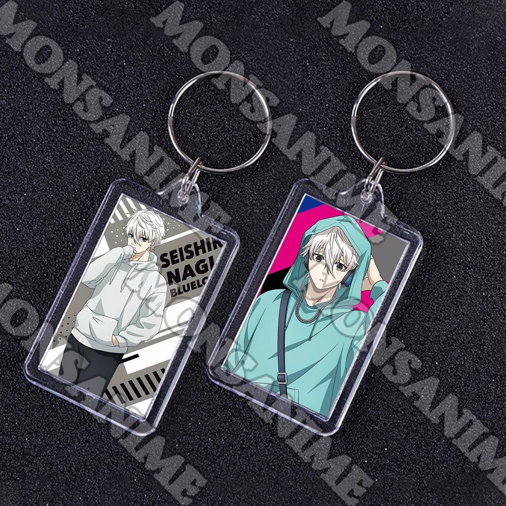 Móc khóa mica IN HÌNH BLUE LOCK ver BIỂU CẢM anime chibi xinh xắn tiện lợi dễ thương