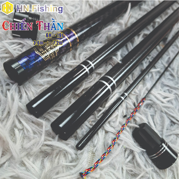 Cần câu tay Chiến Thần 6H, cần câu đơn câu đài giá rẻ. Hàng chính hãng chuyên câu tổng hợp. Hoàng Nam Fishing
