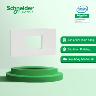 Mặt cho mcb 2p m3t02mcb_we schneider - 2 cực - trắng