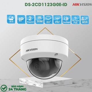 [CAMERA IP POE HIKVISION] Camera Dome Hikvision DS-2CD1123G0E-I(L) FULLHD H265+ hoặc (DS-2CD1121G0-I)