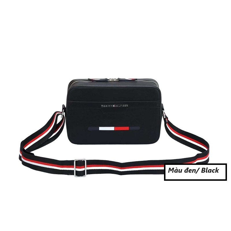 Túi hộp nam nữ đeo chéo da bò cao cấp Tommy Hilfiger, túi nam nữ dáng ngang phong cách trẻ trung nhiều màu dùng đi chơi,