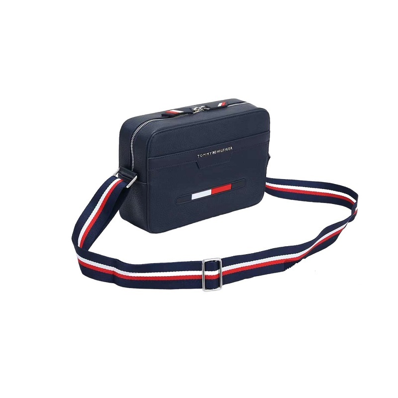 Túi hộp nam nữ đeo chéo da bò cao cấp Tommy Hilfiger, túi nam nữ dáng ngang phong cách trẻ trung nhiều màu dùng đi chơi,