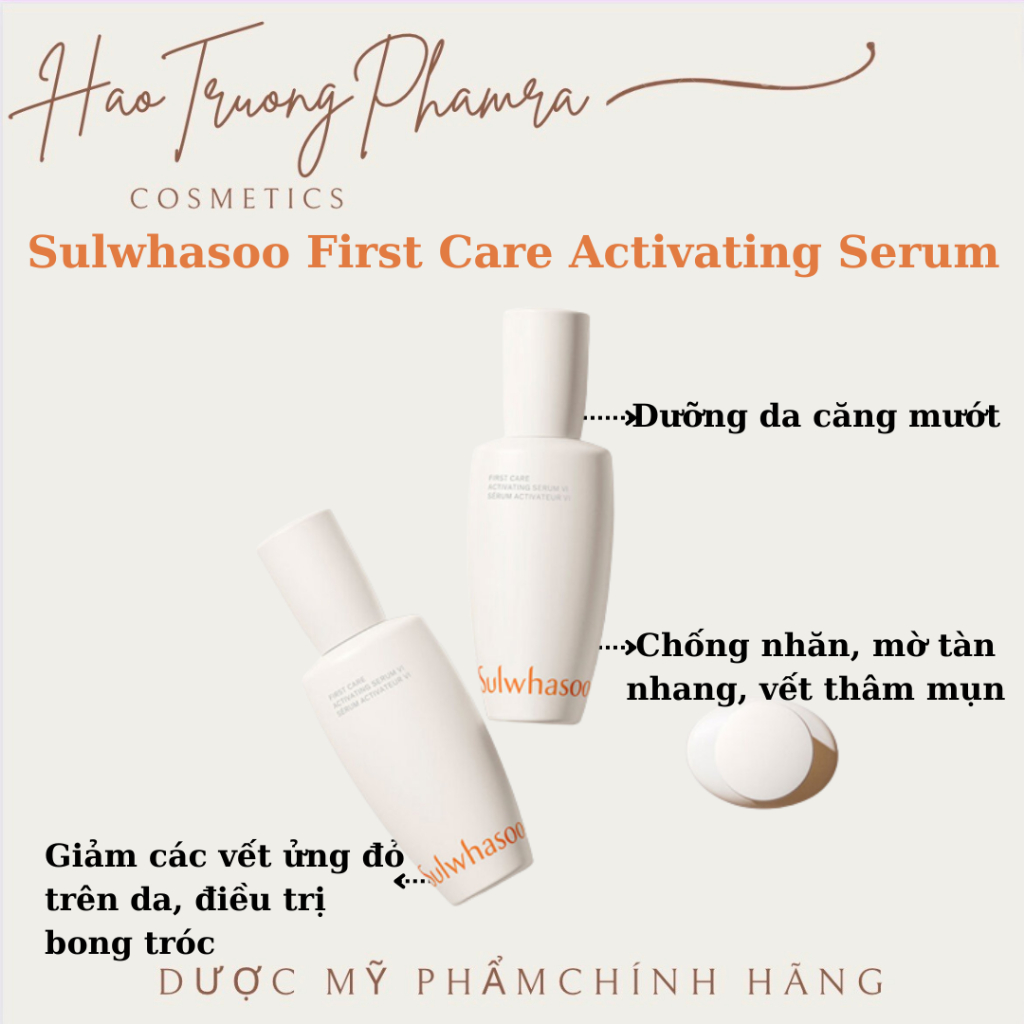 Sulwhasoo First Care Activating Serum 6th Generation - Tinh Chất Dưỡng Da Đầu Tiên, Kích Hoạt Làn Da Căng Mướt Thế Hệ 6