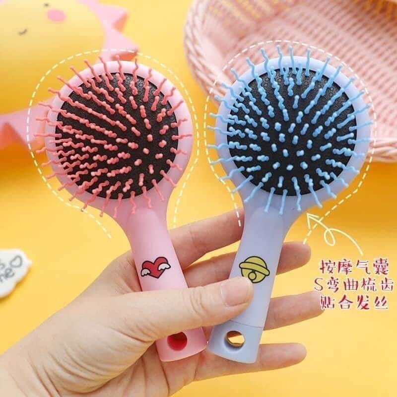 Lược Chải Tóc Kèm Gương Massage