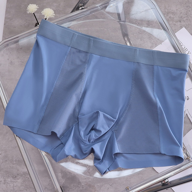 Quần sịp nam thun lụa Cao Cấp - Quần lót Nam BOXER thông hơi