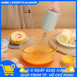 Máy đánh trứng điện - máy trộn cầm tay không dây tại nhà làm bánh kem đánh trứng