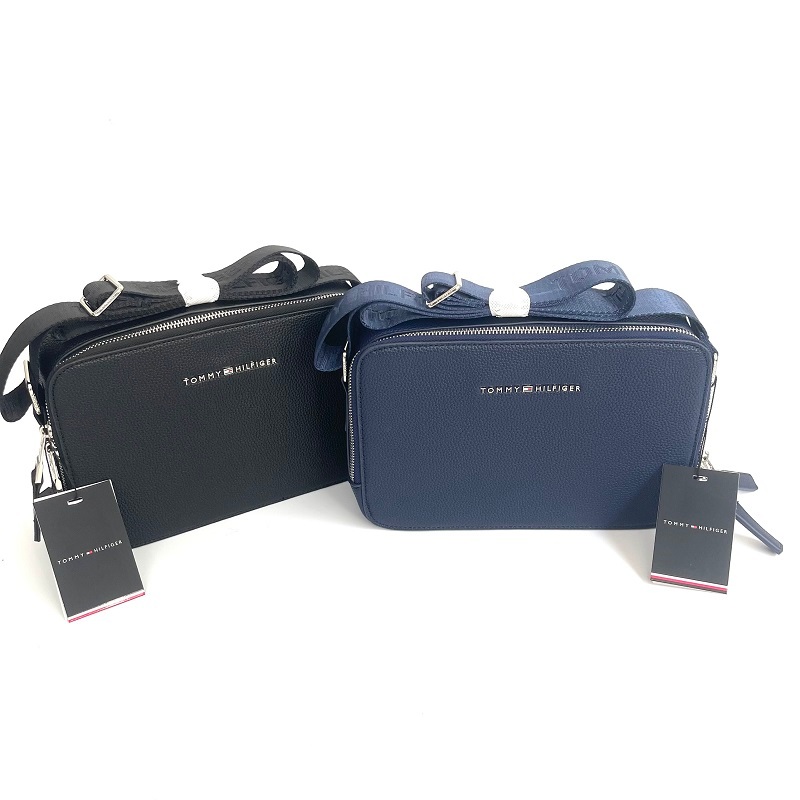 Túi hộp nam nữ đeo chéo da bò Tommy túi xách dáng ngang mẫu mới nhất, phong cách Hàn Quốc nhiều màu .