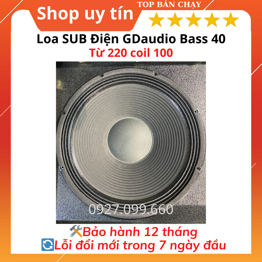 Trầm điện GD Audio bass 40, chuyên dùng cho gia đình, chất âm sâu,ấm.Bảo hành 24 tháng