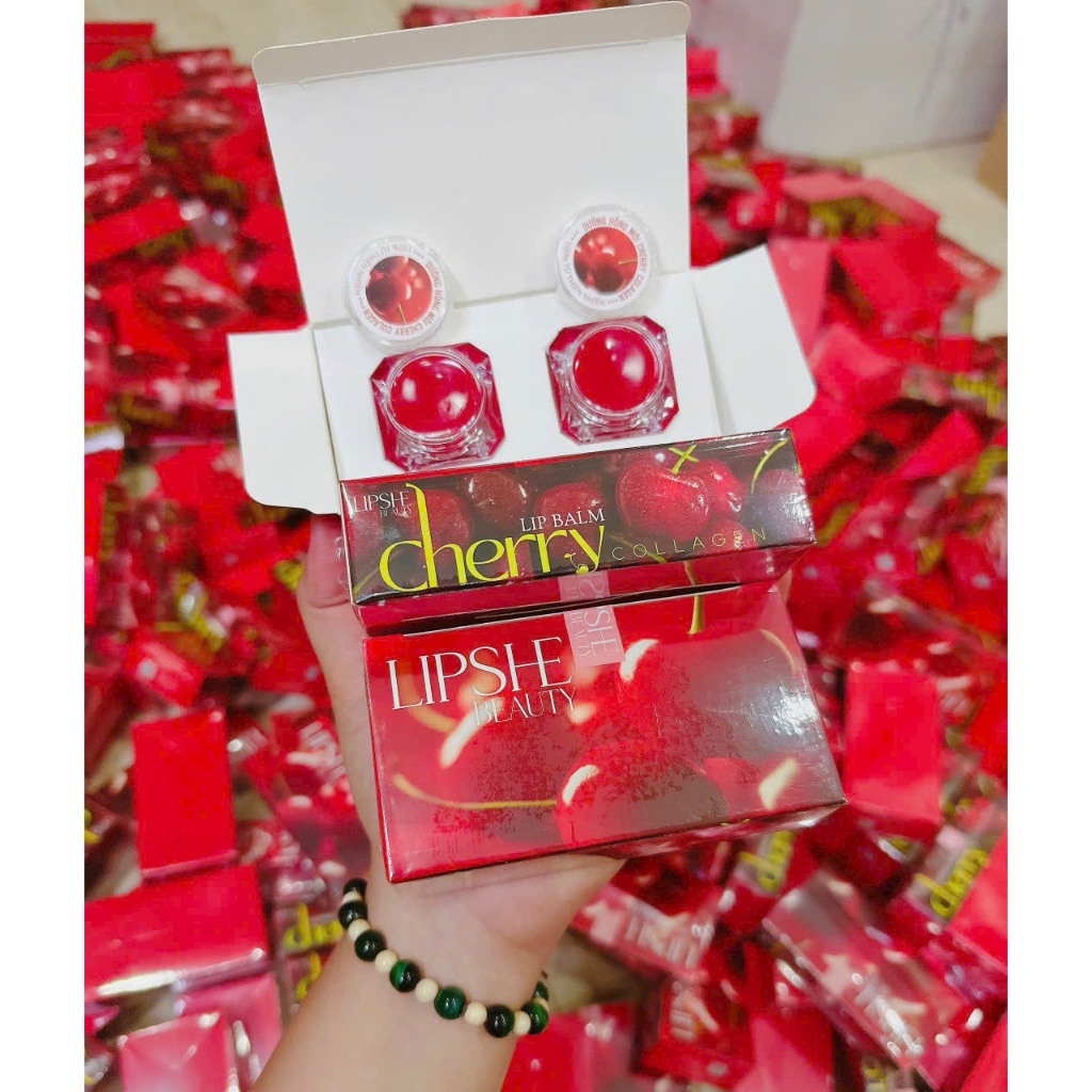 Dưỡng Môi Lipshe Cherry -Dưỡng hồng Môi - Chống thâm