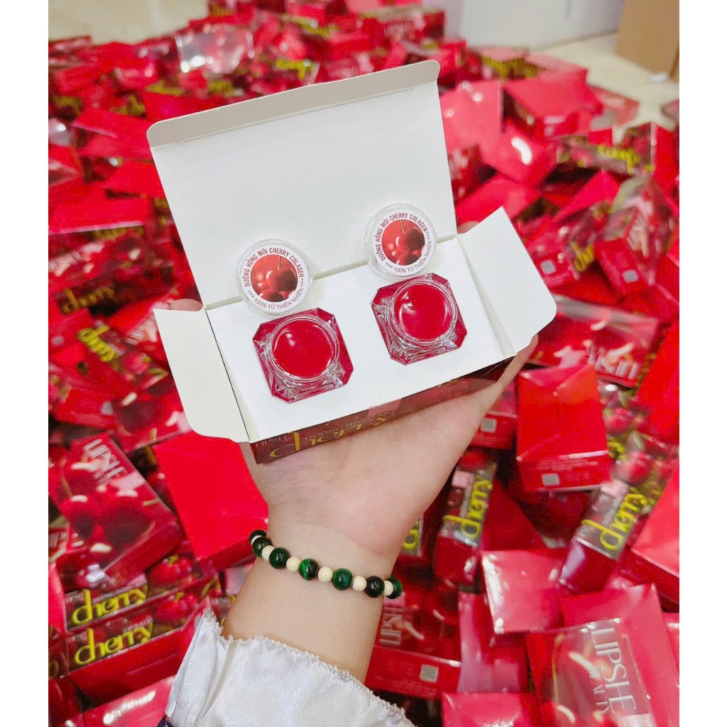 Dưỡng Môi Lipshe Cherry -Dưỡng hồng Môi - Chống thâm