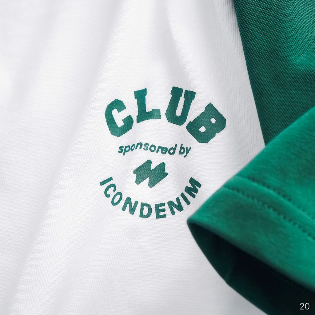 Set Đồ ICONDENIM Cozy Green And White SEID0020