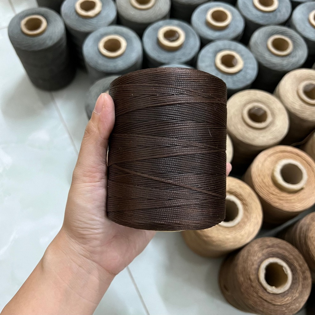 THANH LÝ Chỉ sáp nến sợi dẹt khâu giày chống nước cao cấp