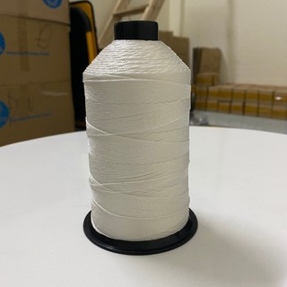 Chỉ khâu giày dép sợi cứng màu trắng (tặng kim móc 35k)