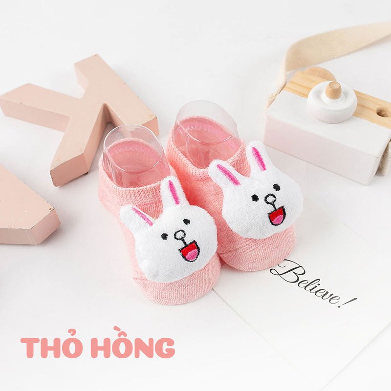 Tất Cho Bé Sơ Sinh Cao Cấp BAFABY Chống Trượt Hình Thú Ngộ Nghĩnh Đáng Yêu - 006
