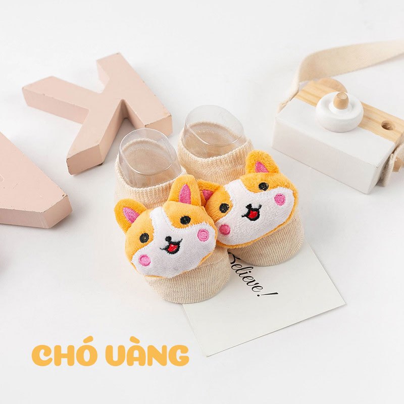 Tất Cho Bé Sơ Sinh Cao Cấp BAFABY Chống Trượt Hình Thú Ngộ Nghĩnh Đáng Yêu - 006