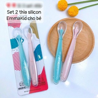 Thìa Silicon cho bé ăn dặm cho bé - Thìa ăn dặm hàng đẹp cao cấp Happypig