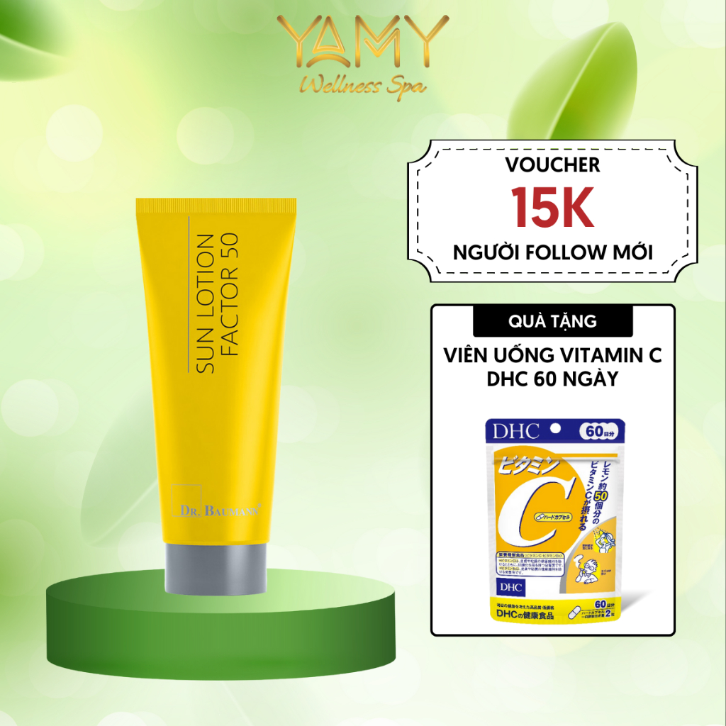 Kem Chống Nắng Đặc Biệt Dr. Baumann Factor 50 Chuẩn Bionome Giúp Nâng Tông Làm Mát Và Dịu Da