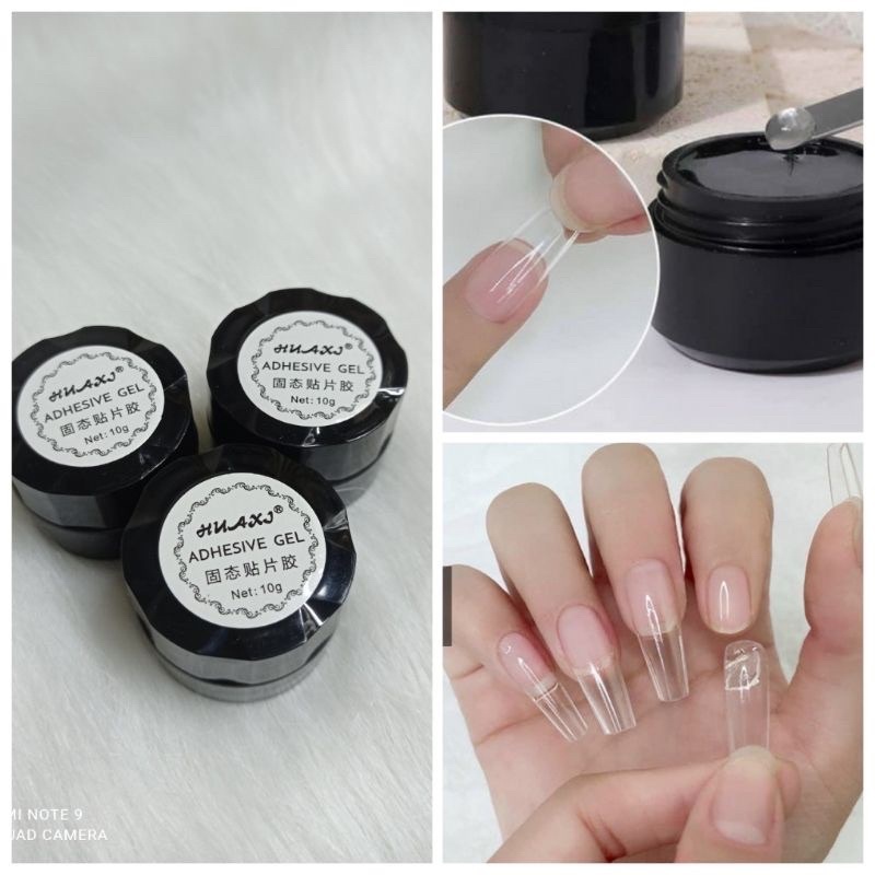 Gel Định Hình HUAXI, Gel Khô Nặn Hoa  gel đa năng gắn móng úp Siêu Chắc
