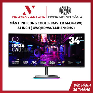 Màn hình cong cooler master gm34-cwqa 34 inch - hàng chính hãng