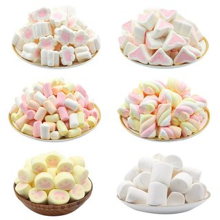 Combo 500gr kẹo bông sữa trắng Marshmallow