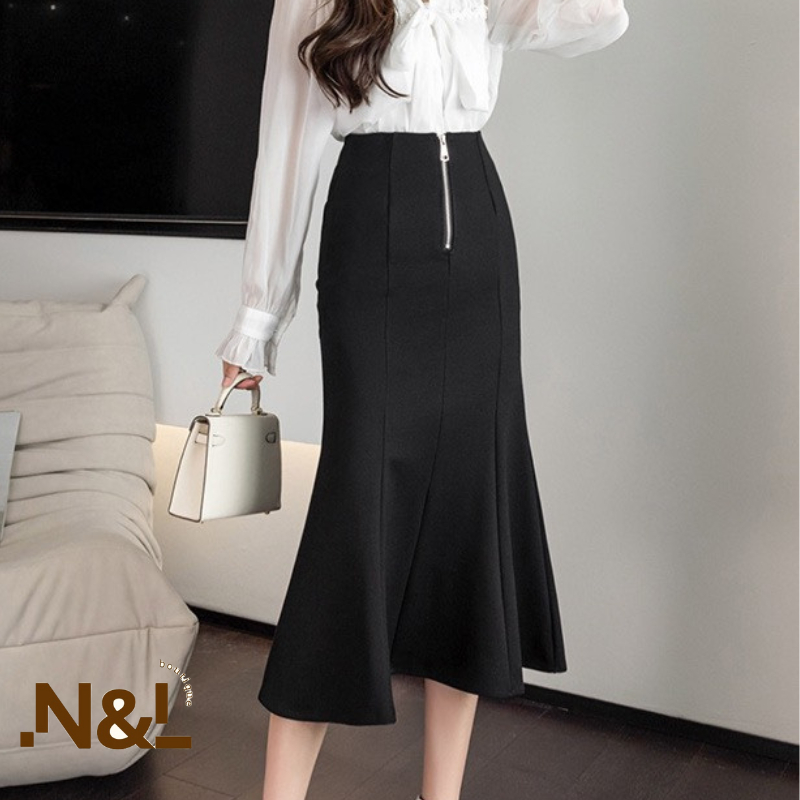 Chân Váy Đuôi Cá, Chân Váy Đuôi Cá Xẻ Tà co giãn, tôn dáng cực xinh | BigBuy360 - bigbuy360.vn