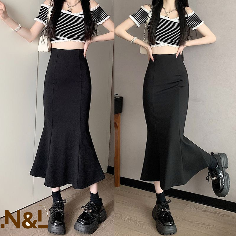 Chân Váy Đuôi Cá, Chân Váy Đuôi Cá Xẻ Tà co giãn, tôn dáng cực xinh | BigBuy360 - bigbuy360.vn