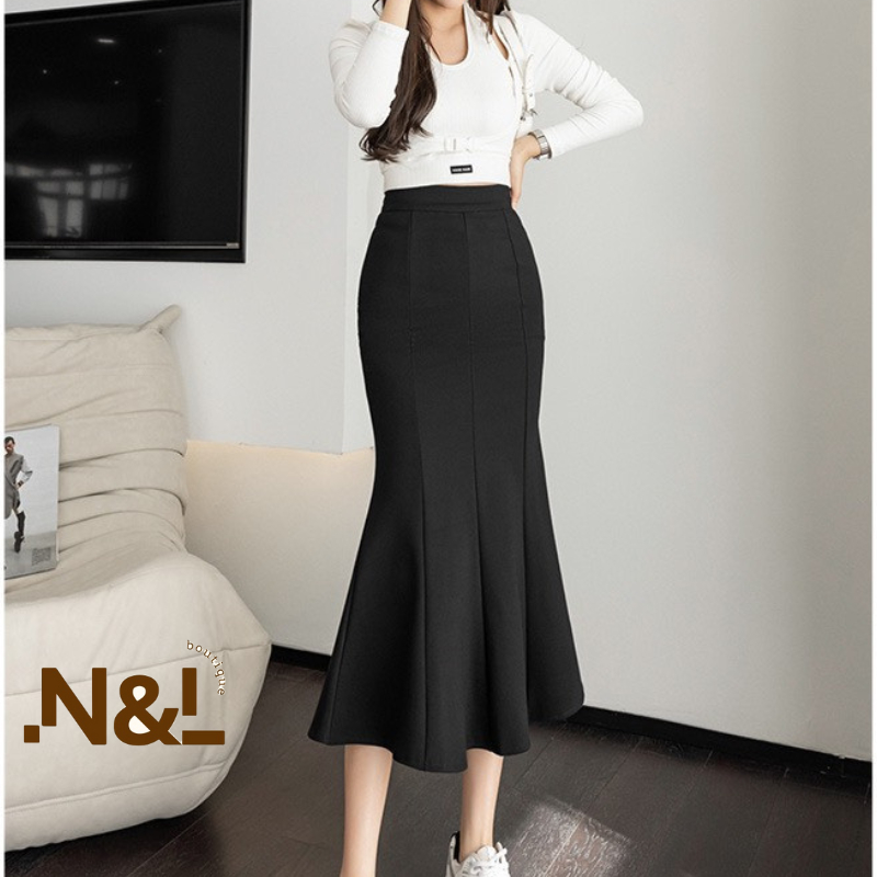 Chân Váy Đuôi Cá, Chân Váy Đuôi Cá Xẻ Tà co giãn, tôn dáng cực xinh | BigBuy360 - bigbuy360.vn