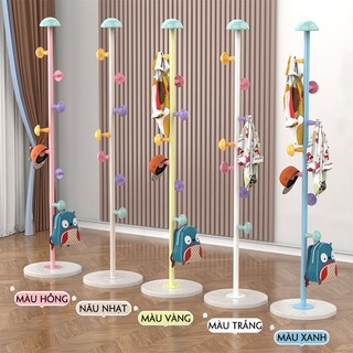 Móc treo đồ hình cây nấm nhiều màu, cây móc đồ decor phòng ngủ xinh