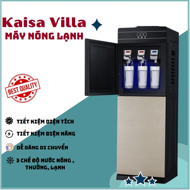 Máy Nóng Lạnh  Kaisa Villa Mẫu Mới Công Nghệ Hàn Siêu Tích Kiệm Điện - Cây Nước Có Khóa Trẻ Em Tiện Dụng