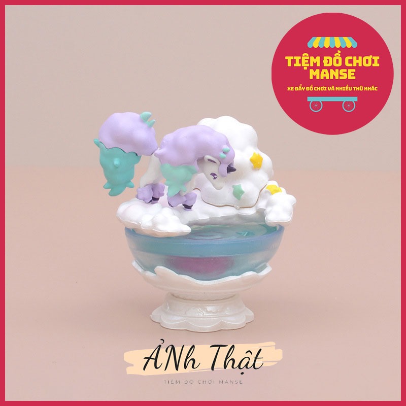 Mô Hình Pokemon Starium bầu trời sao có đế và bối cảnh siêu dễ thương