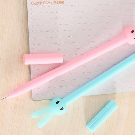 Bút gel hình thỏ mực đen siêu xinh