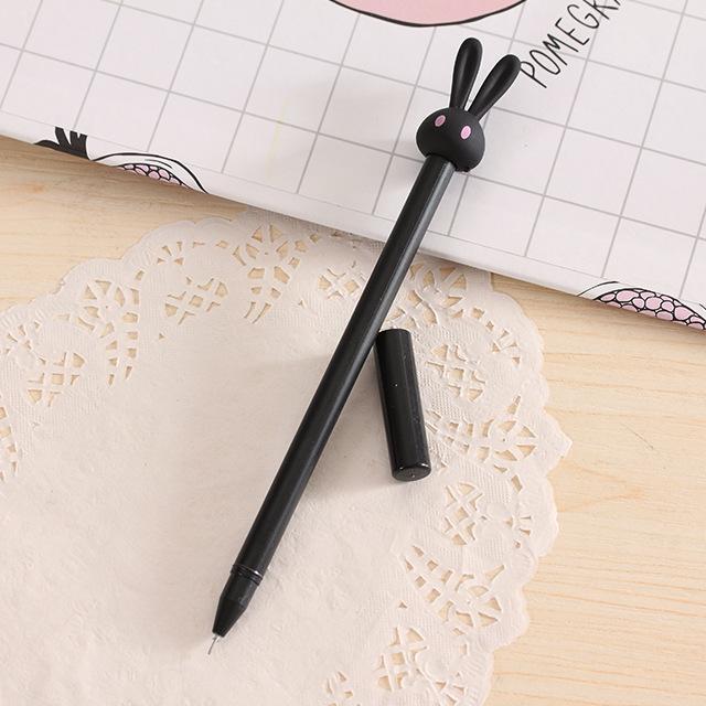 Bút gel hình thỏ mực đen siêu xinh